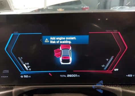 2024 BMW M3 Competition xDrive z USA, uszkodzony, nr VIN WBS43AY09RFR80656